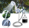 Portable Camping Shower Pump - USB Rechargeable Outdoor Shower Head Sprayer, Experience Refreshment Anywhere, Perfect for Camping, Hiking, Travel, Car Washing & Pet Cleaning