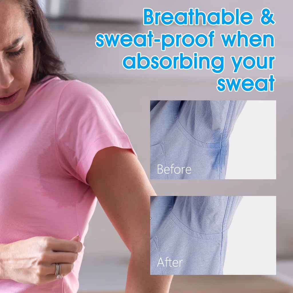 Armpit Sweat Pads for Women and Men, Underarm Sweat Pads can Easily Absorb Sweat and Neutralize Odors, Individually Packaged Sweat Pads for Under Arms Stay Confident