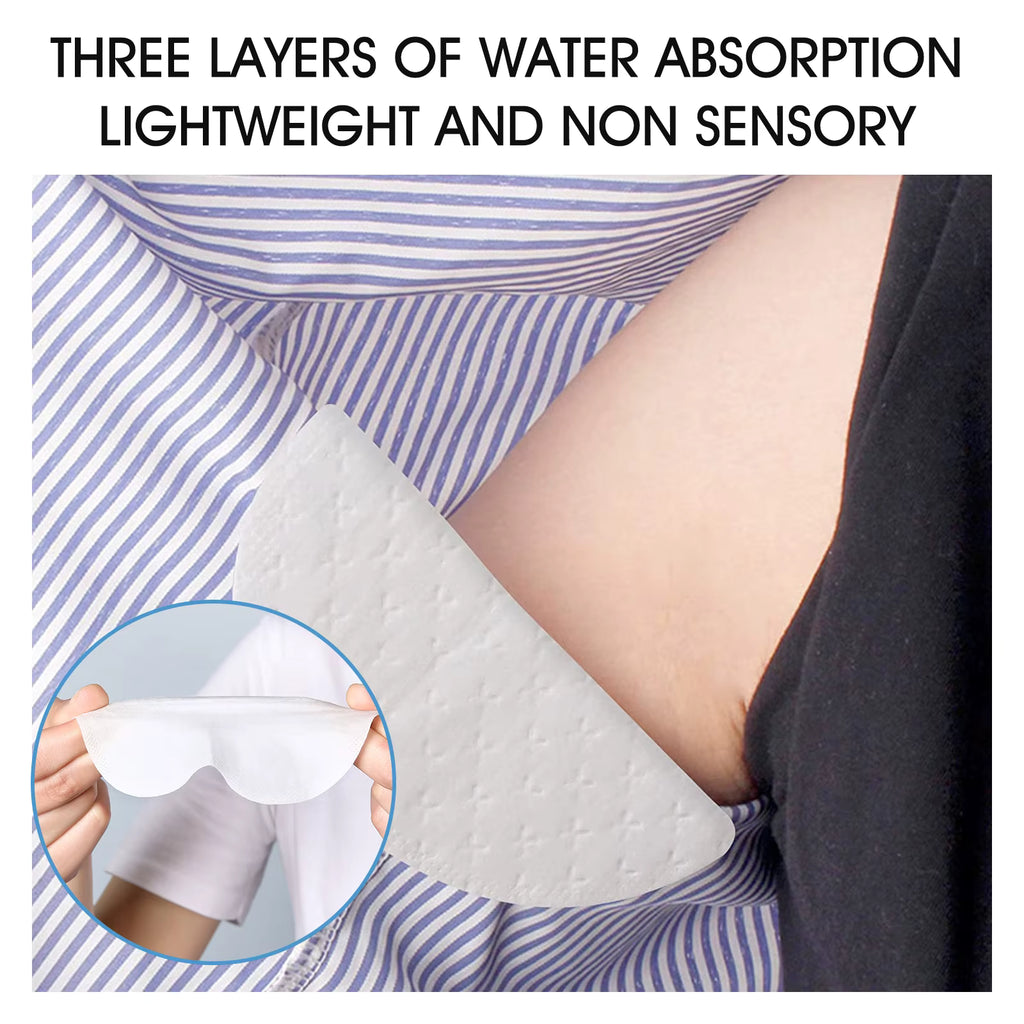 Armpit Sweat Pads for Women and Men, Underarm Sweat Pads can Easily Absorb Sweat and Neutralize Odors, Individually Packaged Sweat Pads for Under Arms Stay Confident