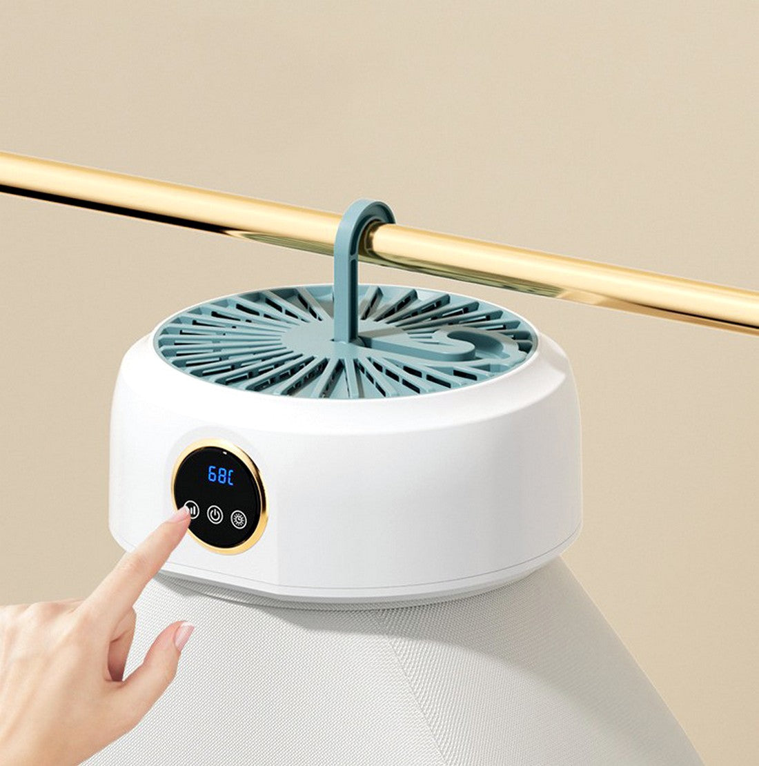 Portable Clothes Dryer, Fast Quiet Drying - Mini Electric Clothes & Laundry Dryer Machine for Apartment, Travel and RV, with Adjustable Timer, Energy Saving and Overheat Protection
